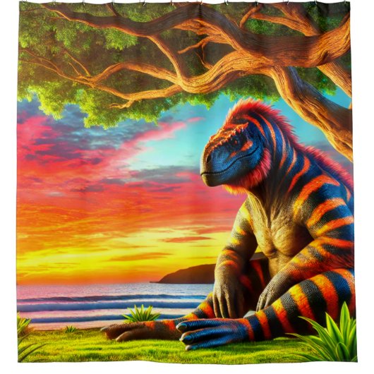 ファンタジー シャワーカーテン (正面)