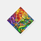 ファンタジー スタンダードカクテルナプキン (角)