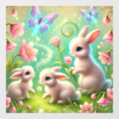 ファンタジー・スプリング・バニー・ガーデン ウィンドウサイン (シート)