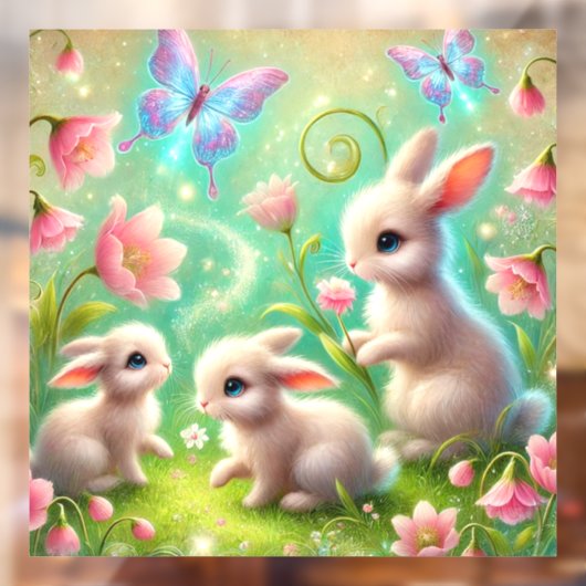 ファンタジー・スプリング・バニー・ガーデン ウィンドウサイン (シート2)