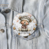 ファンタジー テディベア ベビーシャワー 缶バッジ (インサイチュ)
