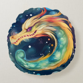 ファンタジー ドラゴン 夢の動物 5 ラウンドクッション