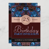 ファンタジー·ドリームス·バースデー·パーティーの招待 招待状 (正面/裏面)