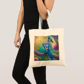 ファンタジー・バード アオカケス トートバッグ (正面(商品))
