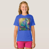 ファンタジー・バード　アオカケス Tシャツ (正面フル)