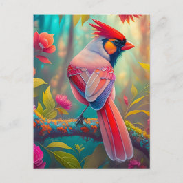 ファンタジー・バード 雄のショウジョウコウカンチョウ ポストカード
