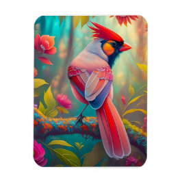 ファンタジー・バード 雄のショウジョウコウカンチョウ マグネット