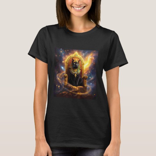 ファンタジー ファラオ リーガル キャット Tシャツ (正面)