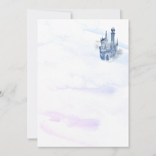 *~* ファンタジー・フェアリー・テイル・メディーバルキャッスル・ウェディング 招待状 (裏面)