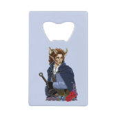 ファンタジー・フェイの雄姿 クレジットカード栓抜き (正面)