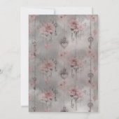 ファンタジー・フォレスト・フェアリー・ドアの招待状 招待状 (裏面)