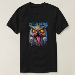 ファンタジー・フクロウのワイルドモード Tシャツ