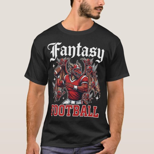 ファンタジー・フットボール・ドラゴン Tシャツ (正面)