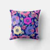 ファンタジー フラワーデザイン クッション (裏面)