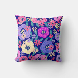 ファンタジー フラワーデザイン クッション