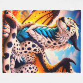 ファンタジー フリースブランケット (正面(横))