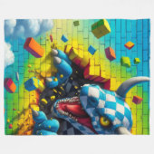 ファンタジー フリースブランケット (正面(横))