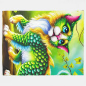 ファンタジー フリースブランケット (正面(横))