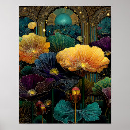 ファンタジー フローラル ウォール アート - 4x5 プリント ダウンロード