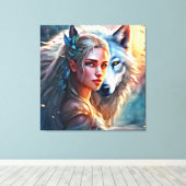 ファンタジー – プレミアムキャンバスプリント（光沢） キャンバスプリント (インサイチュ (ウッドフロア))