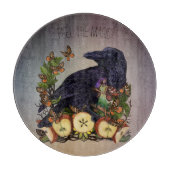 ファンタジー・レイヴン・フェイリー・アートの飛行 カッティングボード (正面)