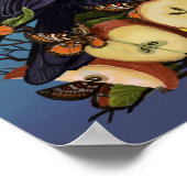 ファンタジー・レイヴン・フェイリー・アートの飛行 ポスター (角)