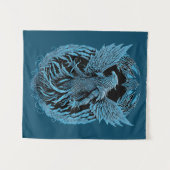 ファンタジー |中世のワシ タペストリー (正面(横))