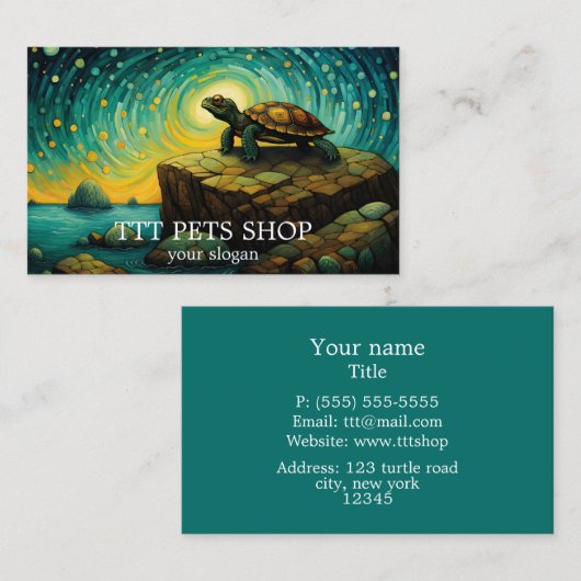 ファンタジー 名刺 (正面/裏面)