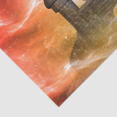 ファンタジー、城のドラゴン 薄葉紙 (詳細)