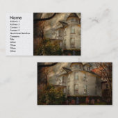 ファンタジー-幽霊のよく出るな-世話人の家 名刺 (正面/裏面)