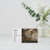 ファンタジー-幽霊のよく出るな-世話人の家 名刺 (スタンド正面)