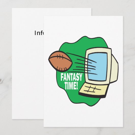 ファンタジー 招待状 (正面/裏面)