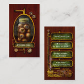 ファンタジー-気色悪い-私にあなたのための目が常にあったありますことが 名刺 (正面/裏面)