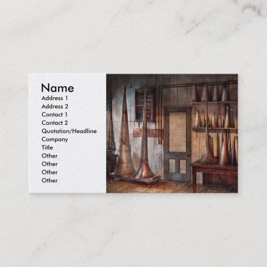 ファンタジー-魔法使いの帽子プロトタイプ実験室 名刺 (正面)