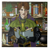ファンタジー 魔法使いの本 龍のポーション タイル (正面)