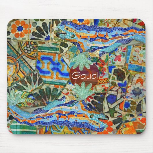 ファンタジー。 Gaudi。 写真1 マウスパッド (正面)