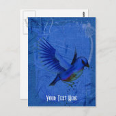 ファンタジーBluebird自然カスタマイズ用はがき ポストカード (正面/裏面)
