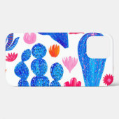 ファンタジーCacti：装飾シームレスパターン。 Case-Mate iPhoneケース (裏面 (横))