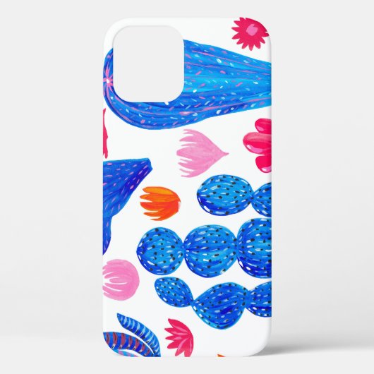 ファンタジーCacti：装飾シームレスパターン。 Case-Mate iPhoneケース (裏面)