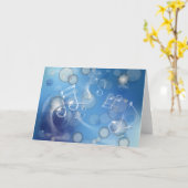 ファンタジーGlass Music Notes カード (黄色い花)