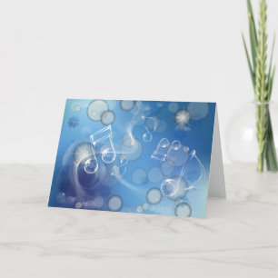 ファンタジーGlass Music Notes カード