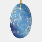 ファンタジーGlass Music Notes セラミックオーナメント (左)