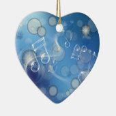 ファンタジーGlass Music Notes セラミックオーナメント (右)