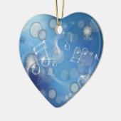 ファンタジーGlass Music Notes セラミックオーナメント (左)