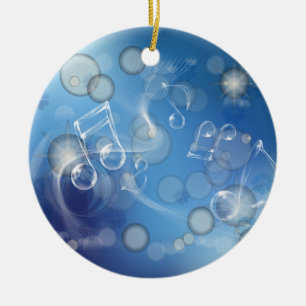 ファンタジーGlass Music Notes セラミックオーナメント