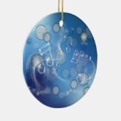 ファンタジーGlass Music Notes セラミックオーナメント (右)