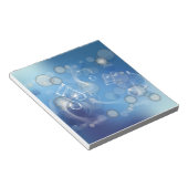 ファンタジーGlass Music Notes ノートパッド (アングル)