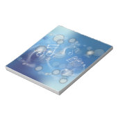 ファンタジーGlass Music Notes ノートパッド (回転)