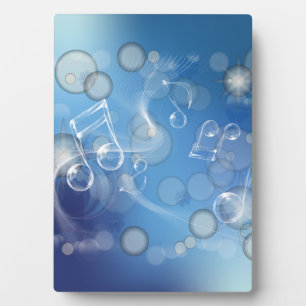 ファンタジーGlass Music Notes フォトプラーク