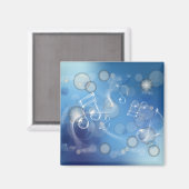 ファンタジーGlass Music Notes マグネット (正面/裏面)